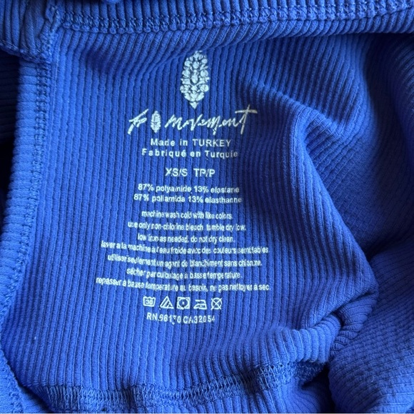 FP Movement Women's Free Style Shortsie blue six XS - Picture 6 of 7